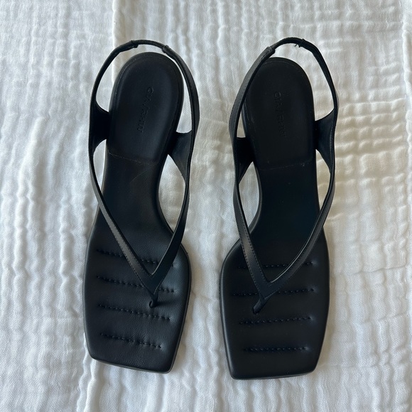 Giaborghini x RHW slingback 85mm leather sandal - Picture 4 of 6